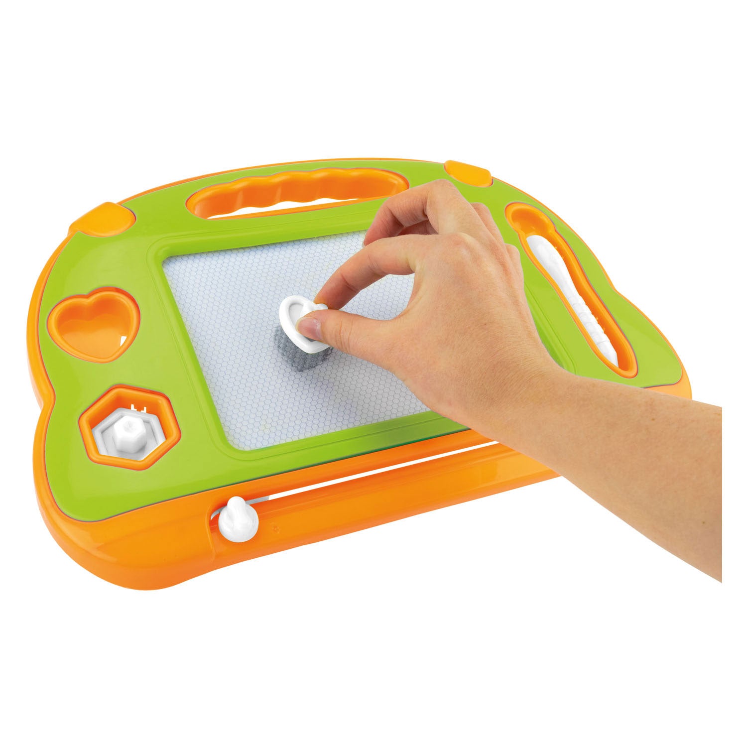 Toi-toys creativiteit magnetisch tekenbord met pen en vormen