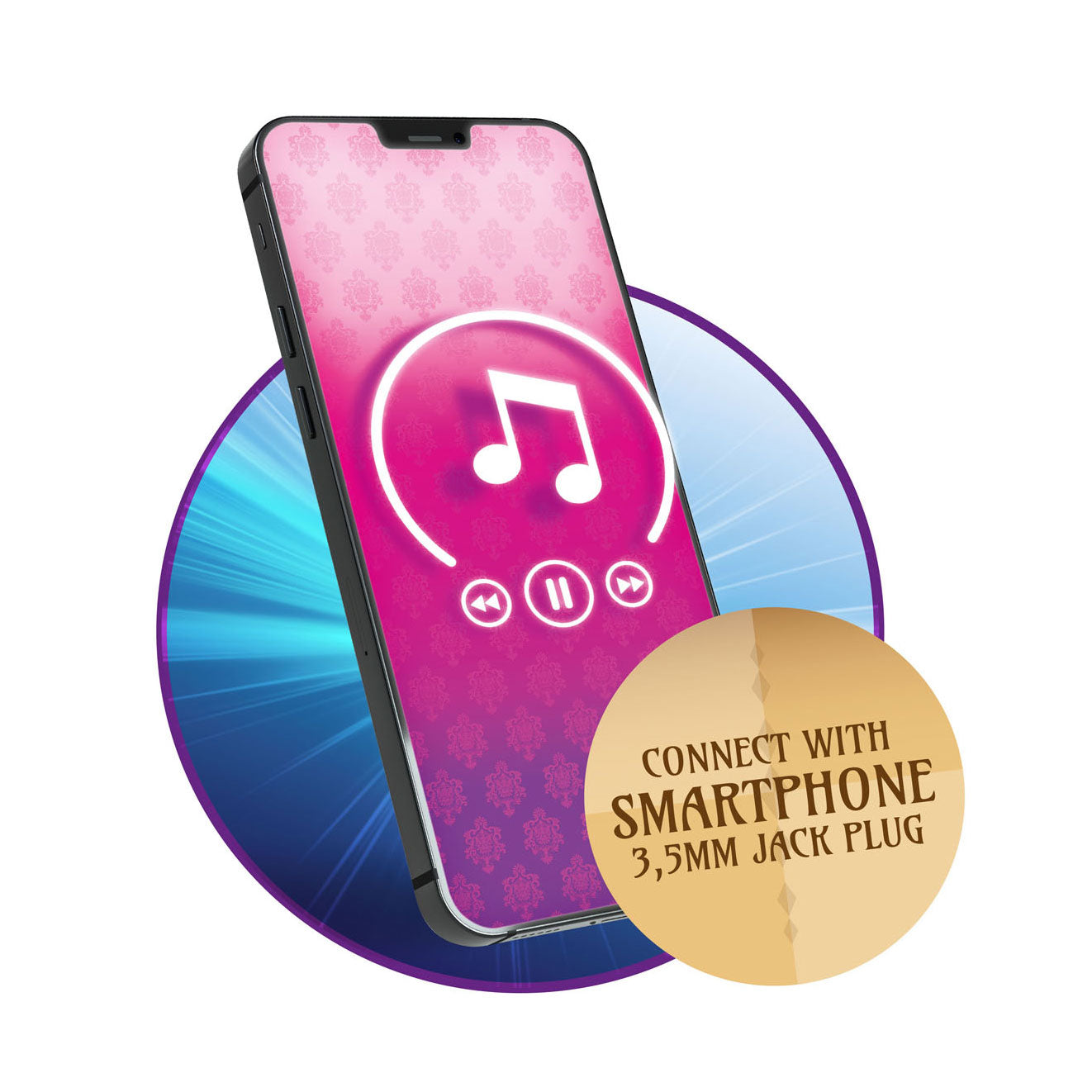 Toi-toys prinsessenvrienden karaokeset met smartphone aansluiting