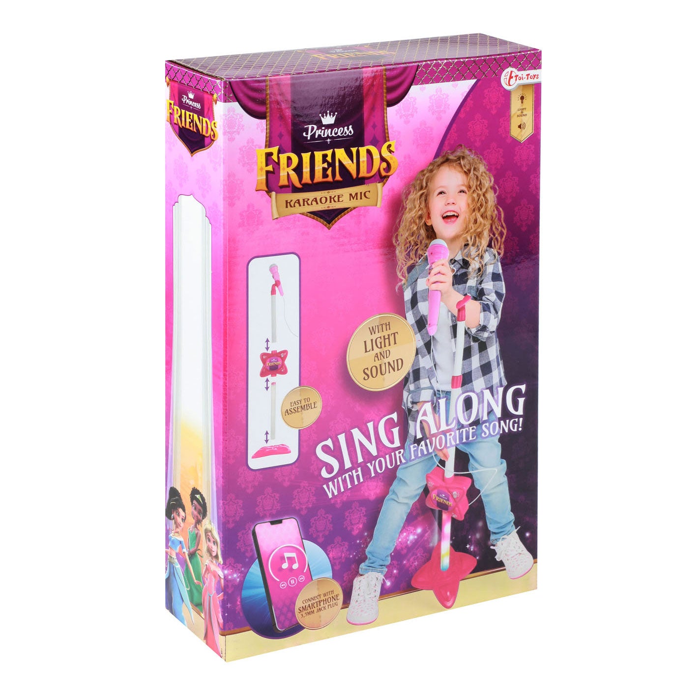 Toi-toys prinsessenvrienden karaokeset met smartphone aansluiting