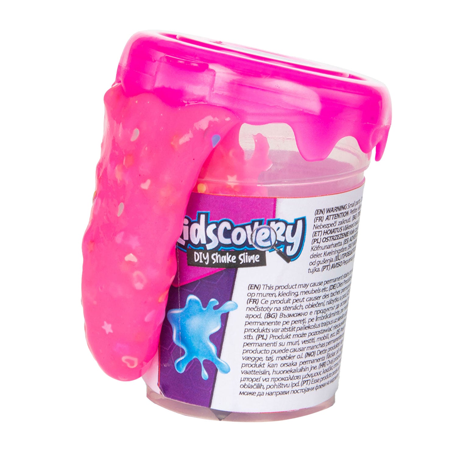 Toi-toys kidscovery wetenschap slijmshake confetti 6 assorti