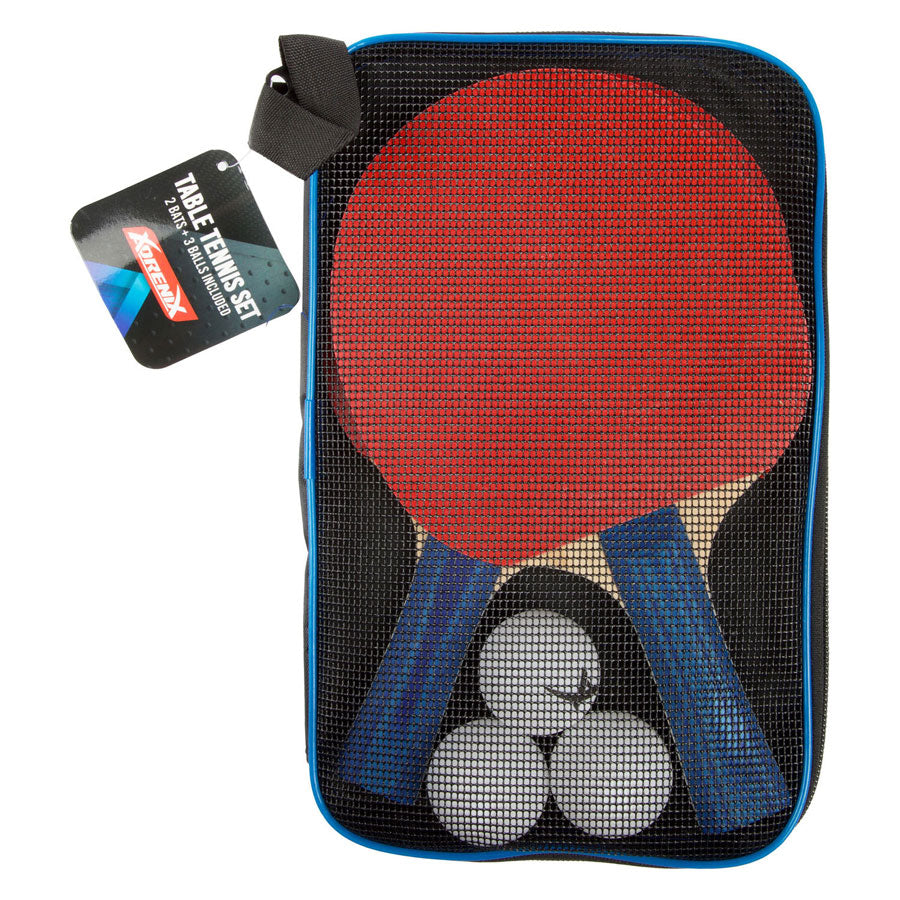 Toi-toys toi toys tafeltennisset 2x batje en 3x bal in tas