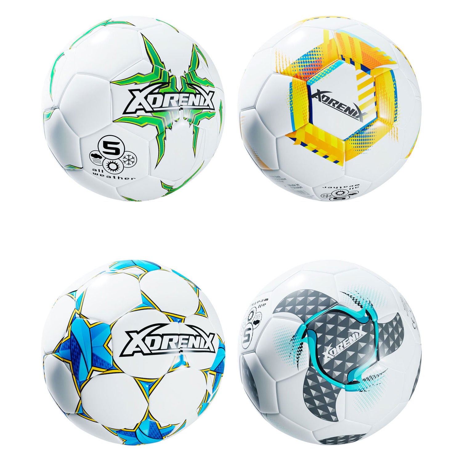 Adrenix voetbal hybride tech, 23cm