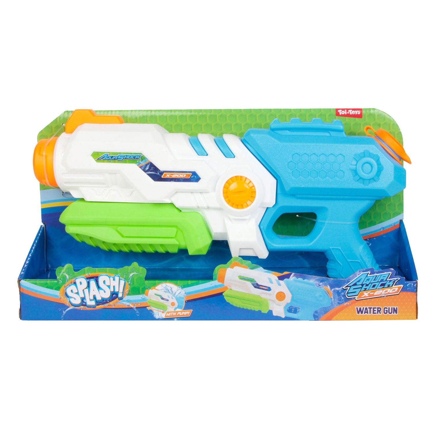 Spatwaterpistool zeshoek, 850ml