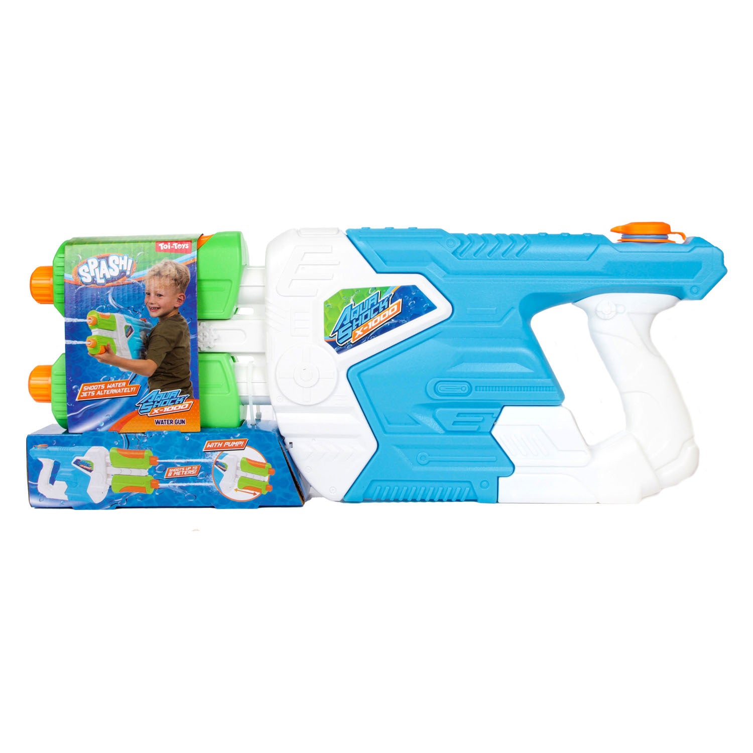 Spatwaterpistool met dubbele lus tweemaal, 1700ml