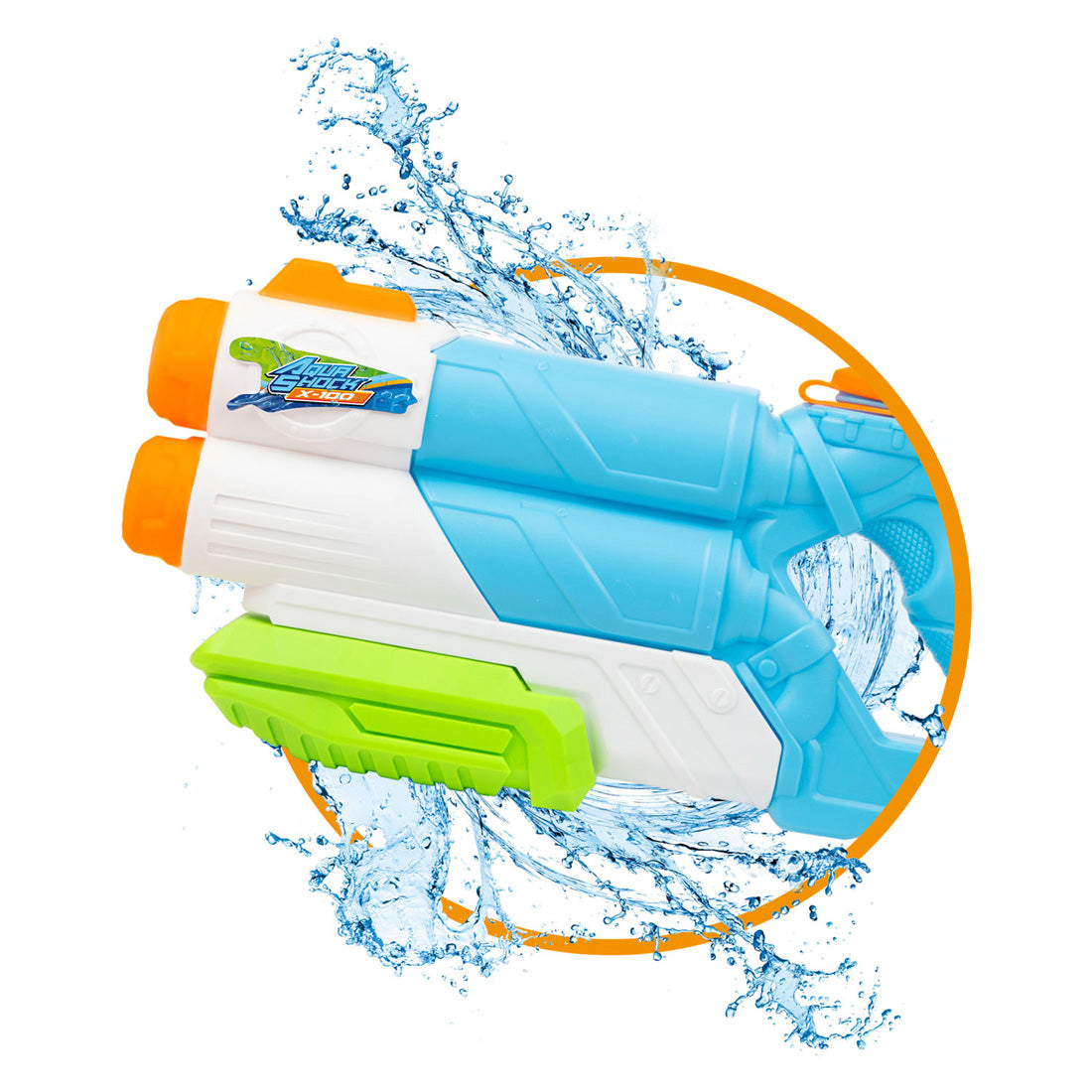 Spatwaterpistool met dubbele loop power, 1080ml