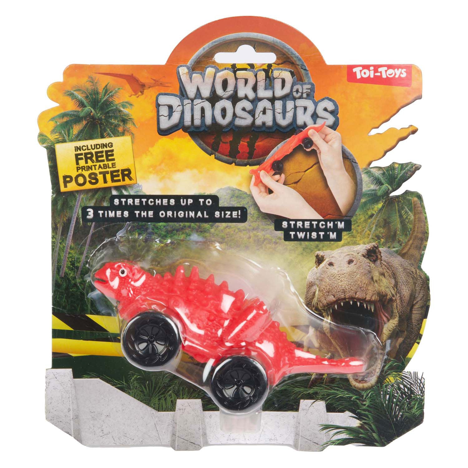 Rekbare dino auto