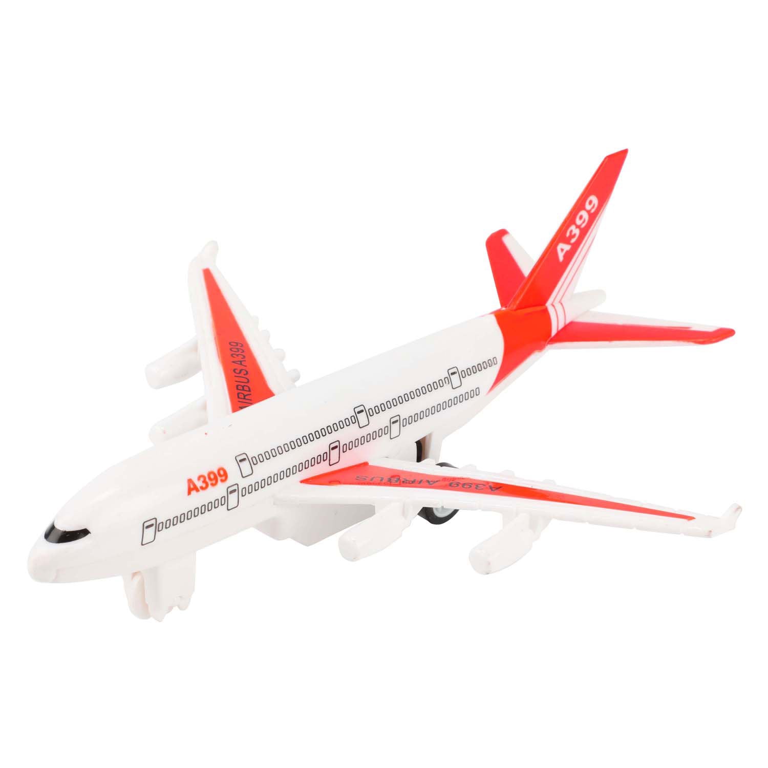 Toi-toys vehicool pull back vliegtuigen, 4st.