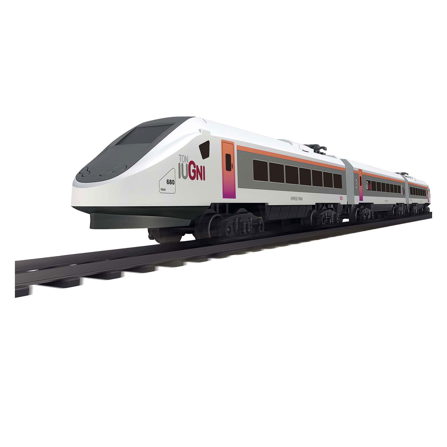 Toi-toys treinset elektrische hogesnelheidsrails, 15dlg.