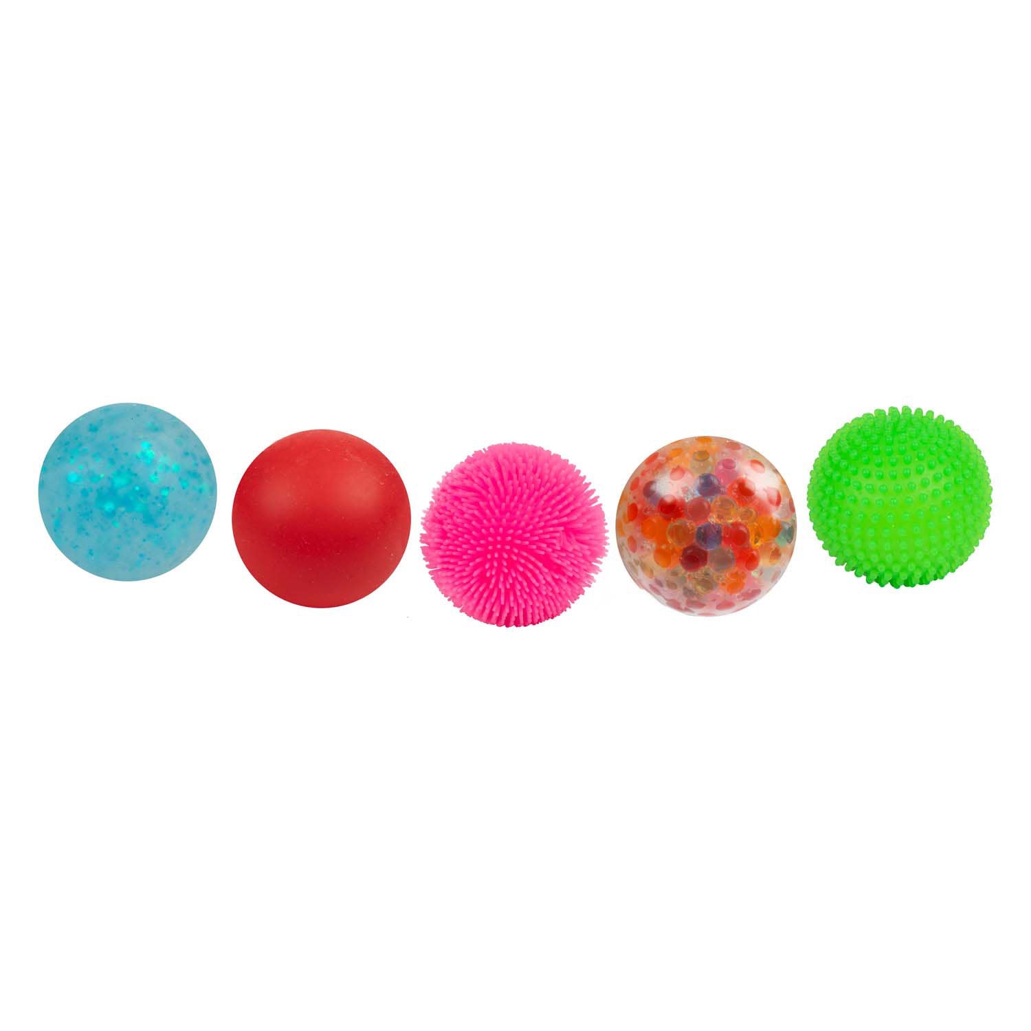 Toi-toys leuke squishy anti-stressbal, 5st.