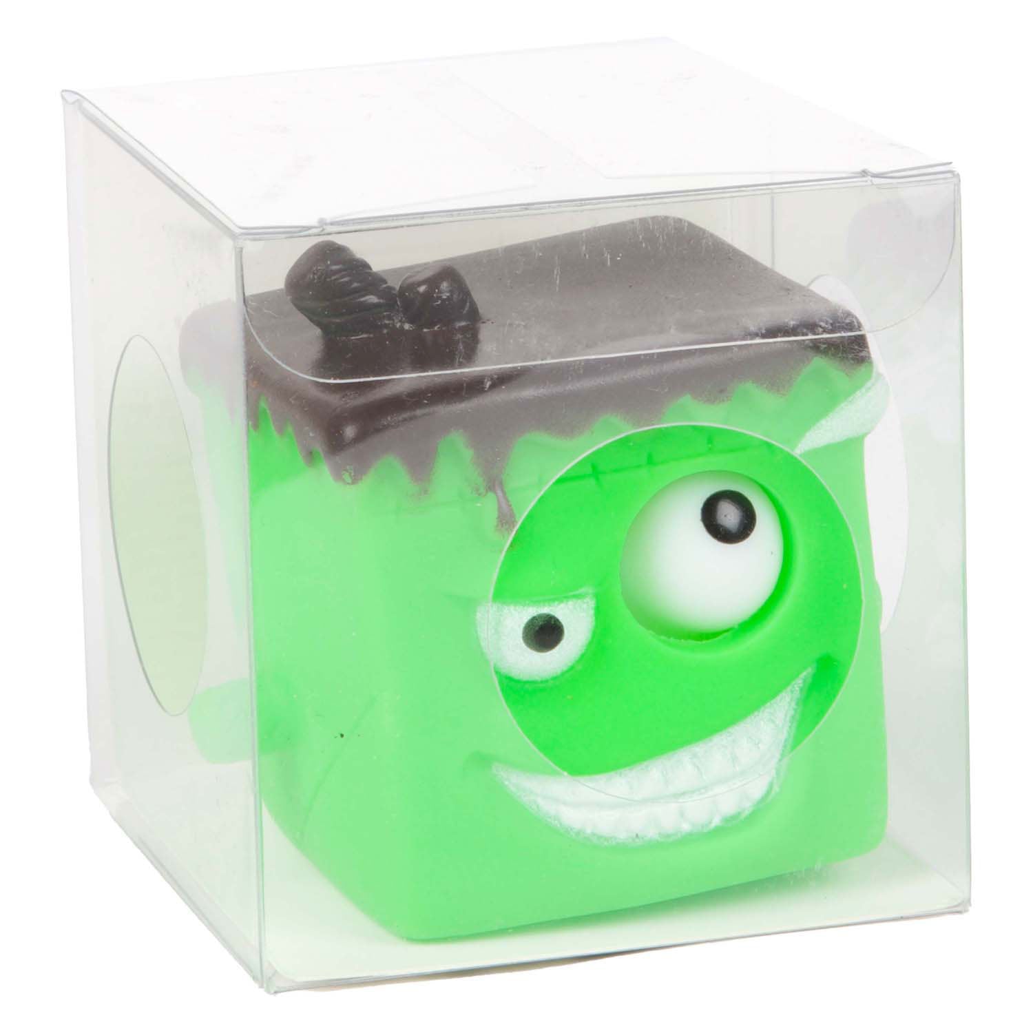 Toi-toys leuke knijpkubusmonster puiloog, 5cm