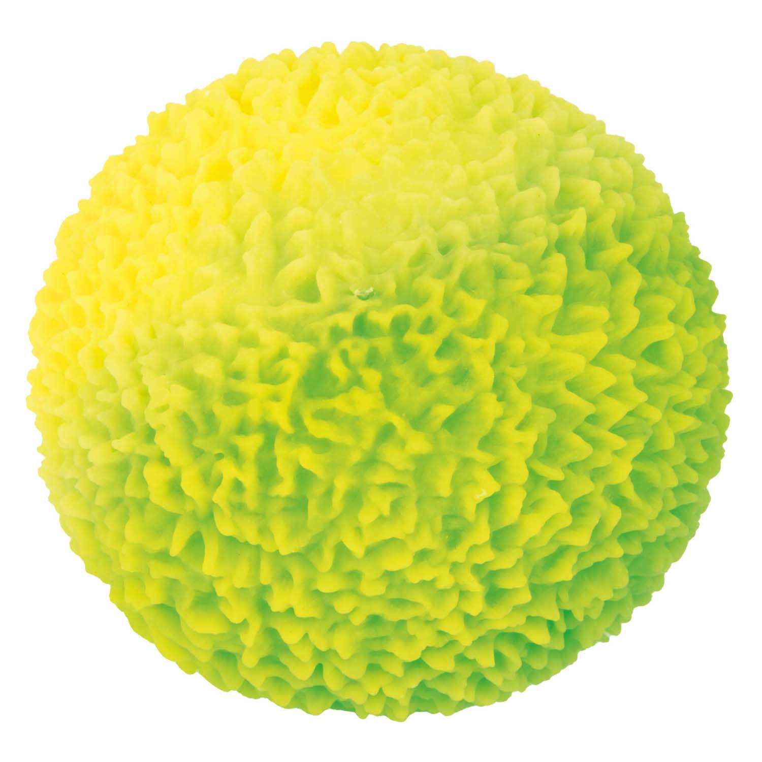 Toi-toys leuke textuurknijpbal mosgevuld met schuim, 8cm