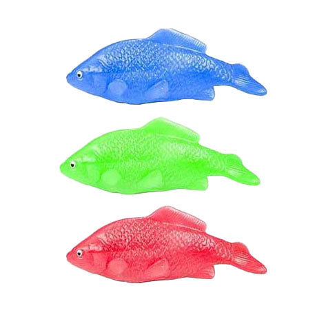 Toi-toys leuke super rekbare klaverige vis neon koi