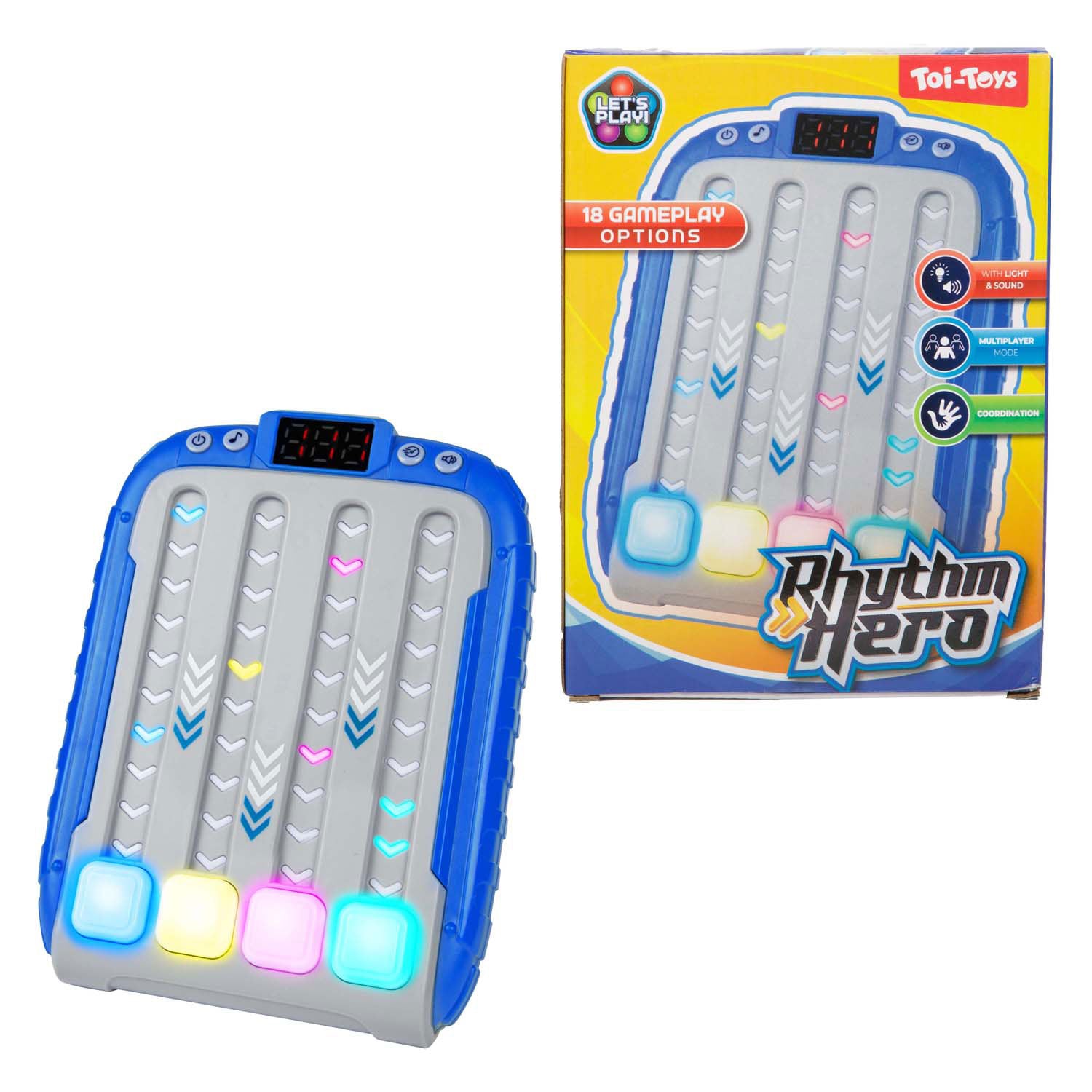 Toi-toys leuke elektronische spelritmeheld met licht en geluid