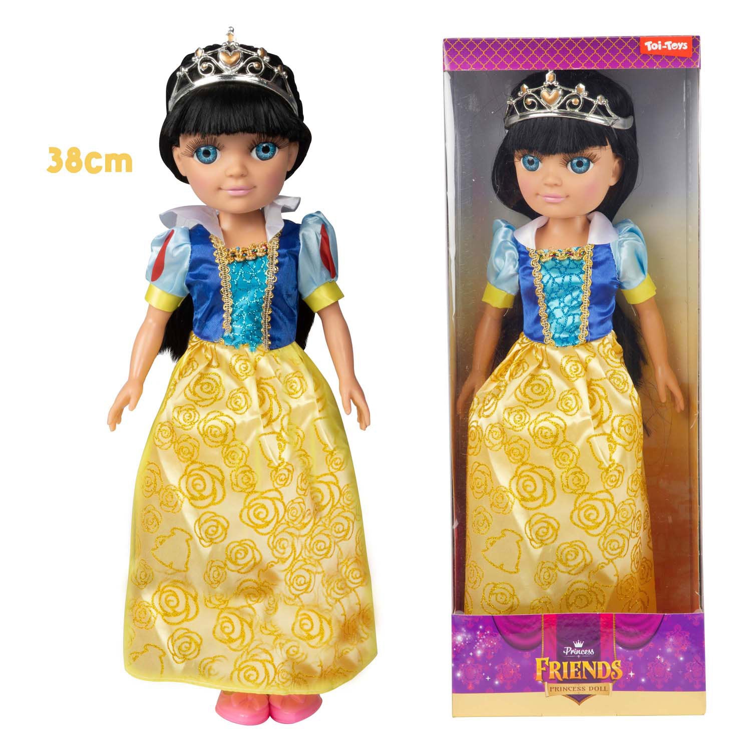 Toi-toys prinsessenvriendjes modepop sprookjesprinses, 38cm