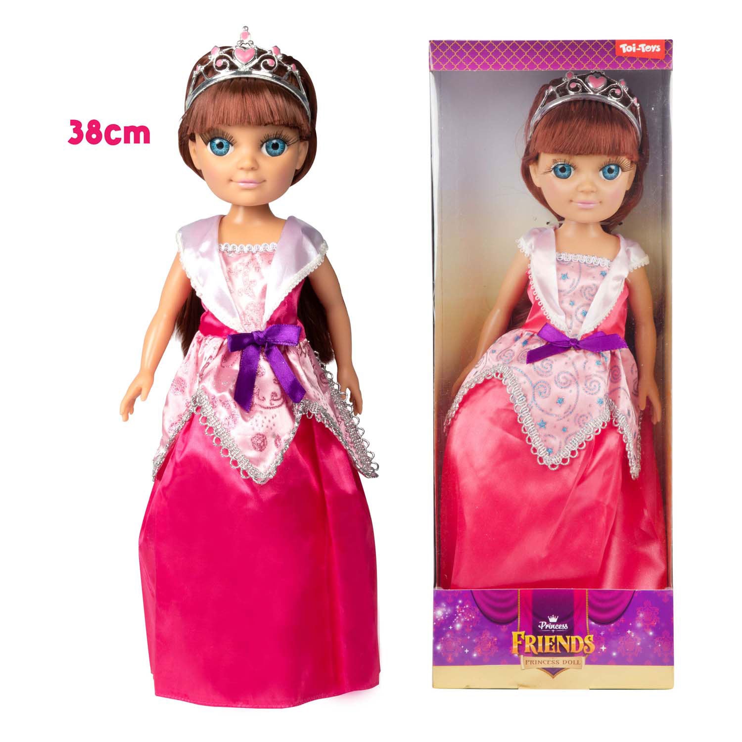 Toi-toys prinsessenvrienden modepop prinses, 38cm