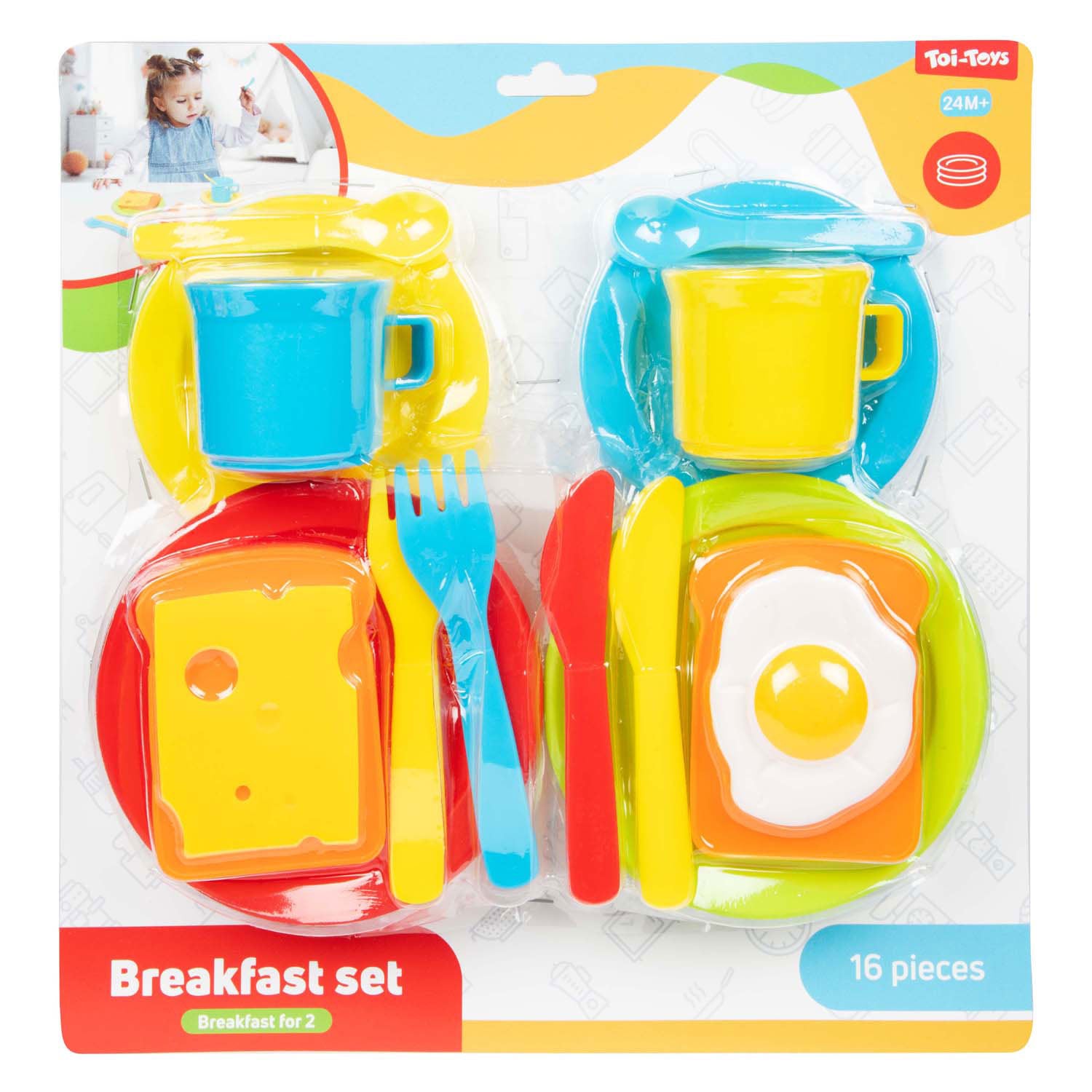 Toi-toys homefood ontbijtset, 16dlg.