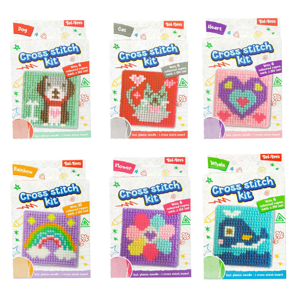 Toi-toys knutselborduurset thema kruissteek