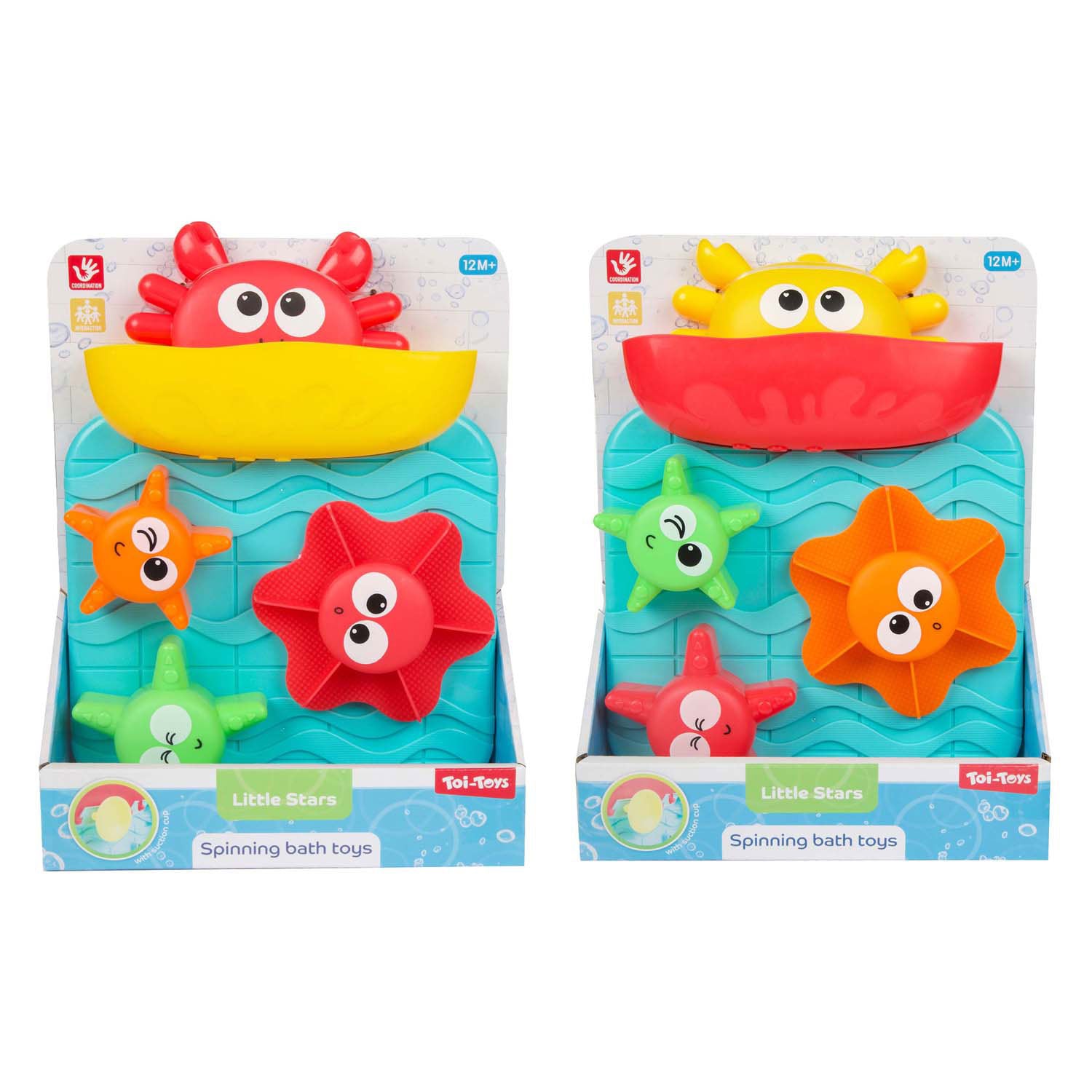 Toi-toys kleine sterren badspeelgoed watermolen krab
