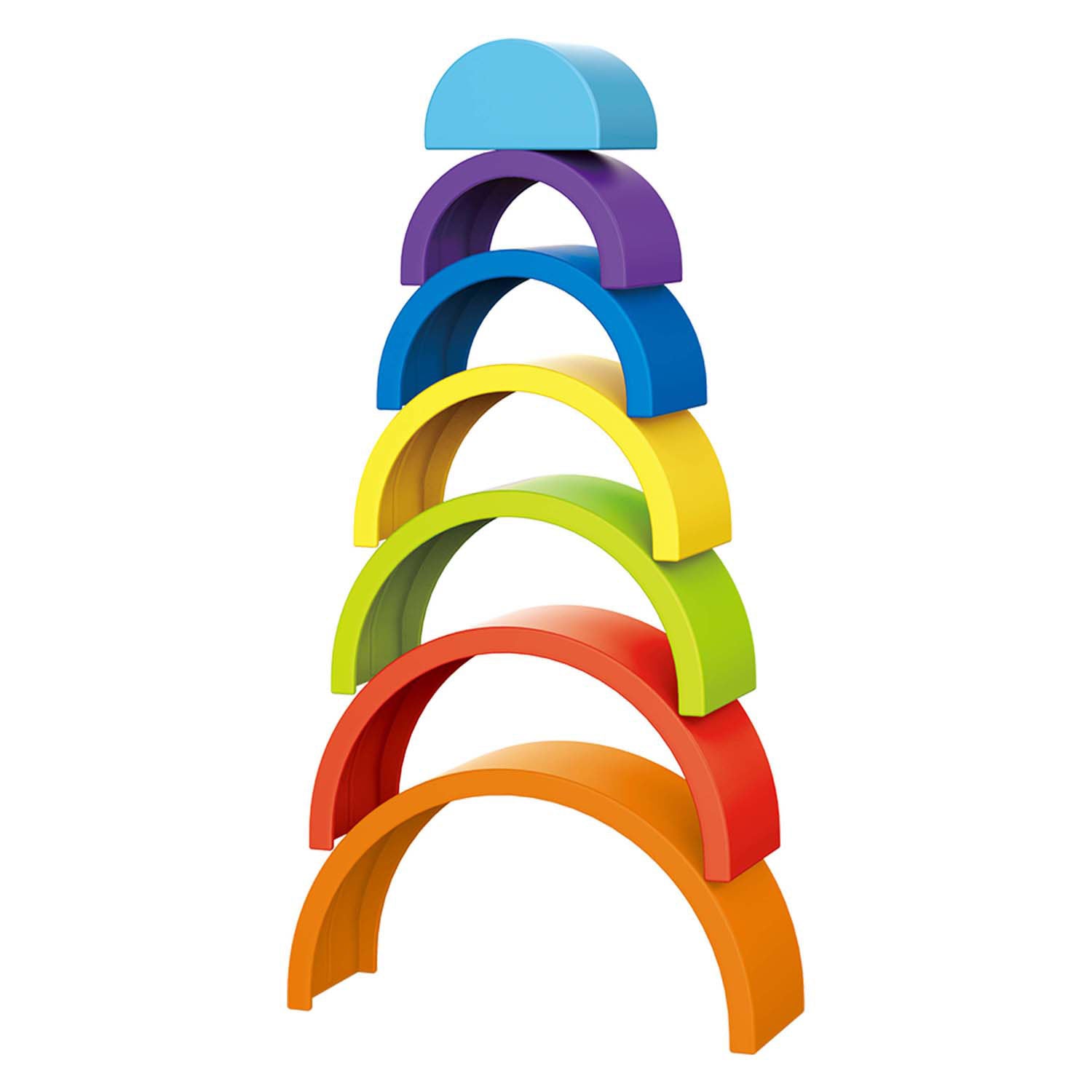 Toi-toys kleine sterren regenboog stapeltoren 7-delig