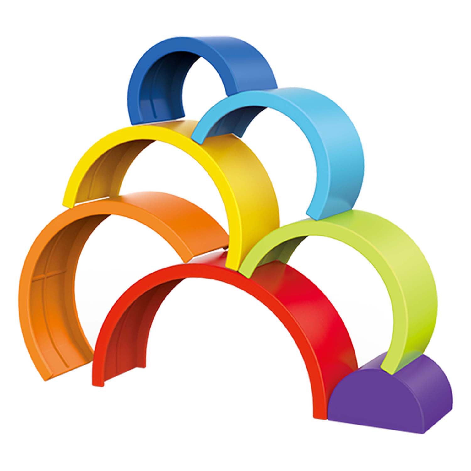 Toi-toys kleine sterren regenboog stapeltoren 7-delig
