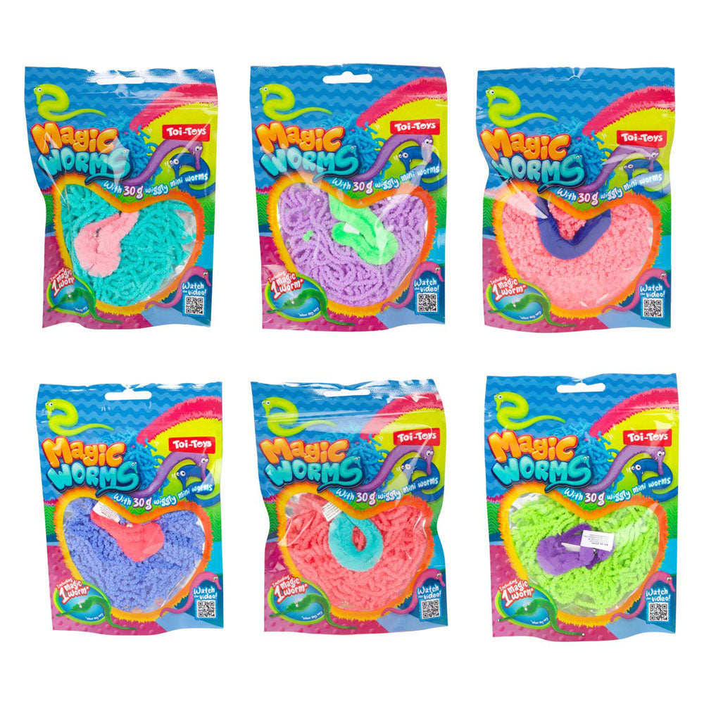 Toi-toys magische worm met mini wormpjes 30gr