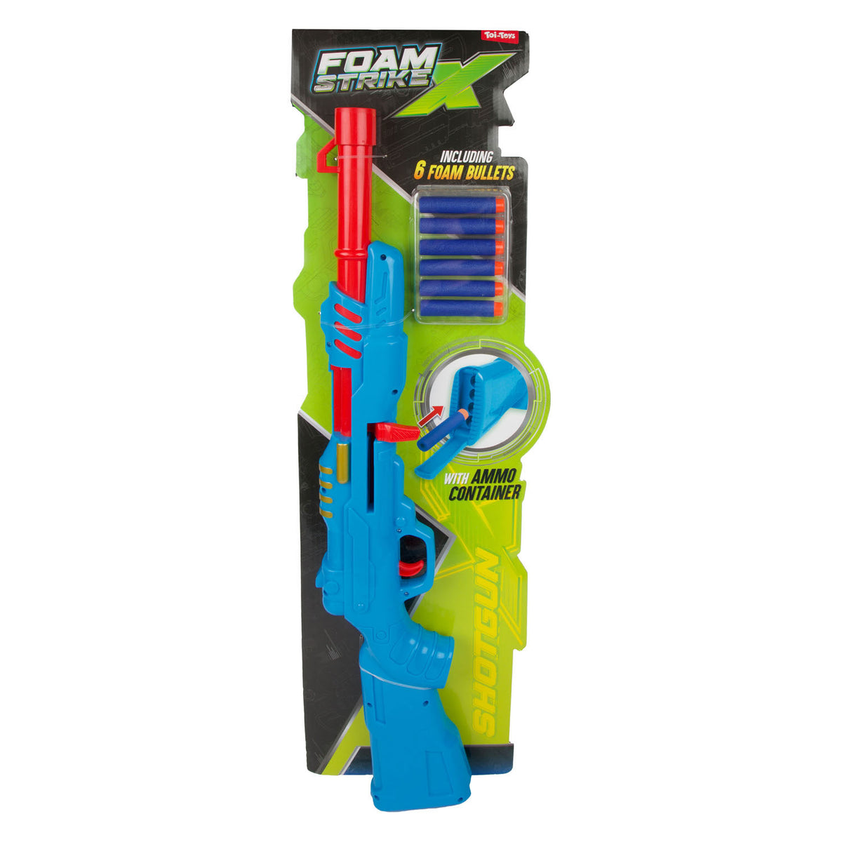 Toi-toys foam strikex shotgun met 6 foampijlen