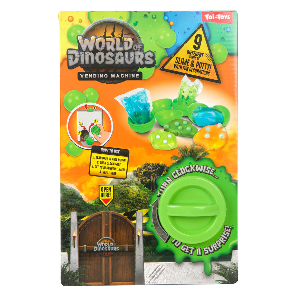Toi-toys world of dinosaur verrassingsballen automaat