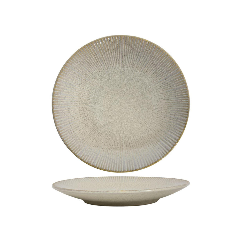 Diner bord lines ocean beige ø27cm