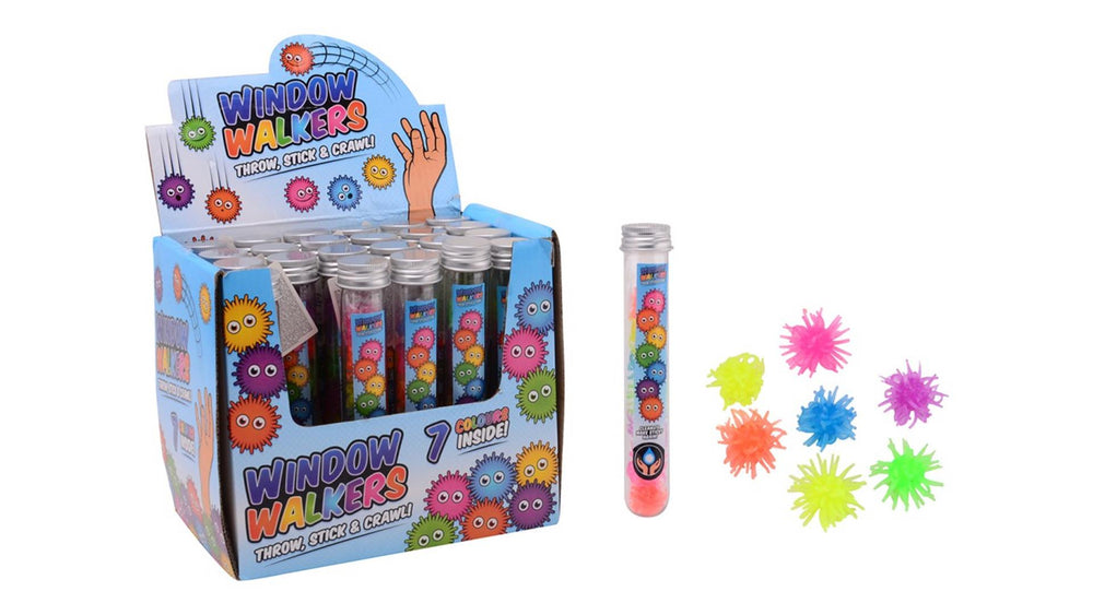 Johntoy john toy sticky window walkers sticky toy 7 stuks( per buisje )