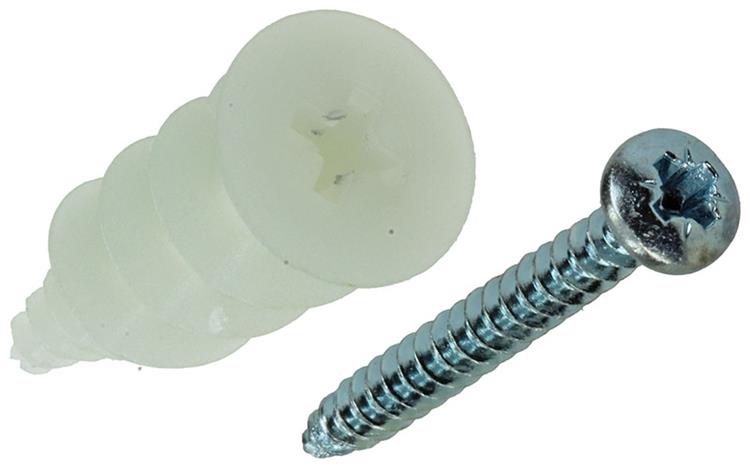 Celo 1008008 - gipsplaatpluggen met schroef nylon 9gkdpz 50 stuks | 2 stuks