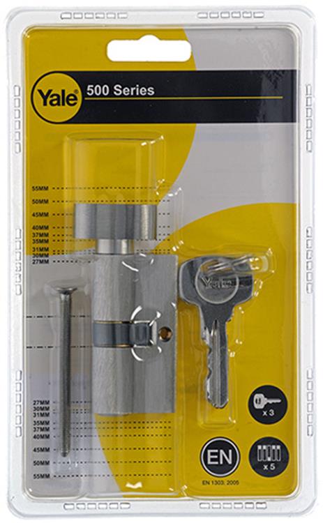 Yale 1006532 - knopcilinder 500 mv 60mm(30 30) | 5 stuks