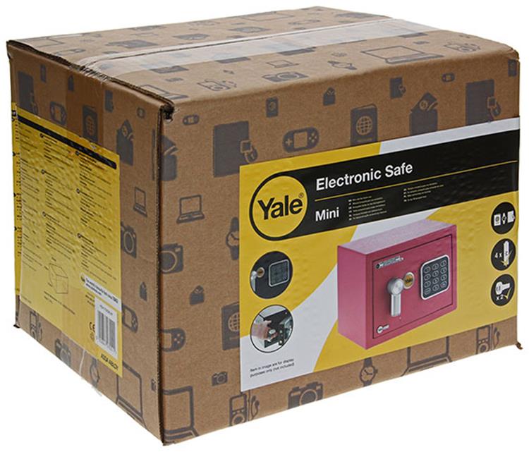 Yale 1047116 - value safe mini roze | 1 stuks