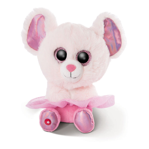 Nici glubschis pluchen knuffel ballerina muis yammy, 15cm
