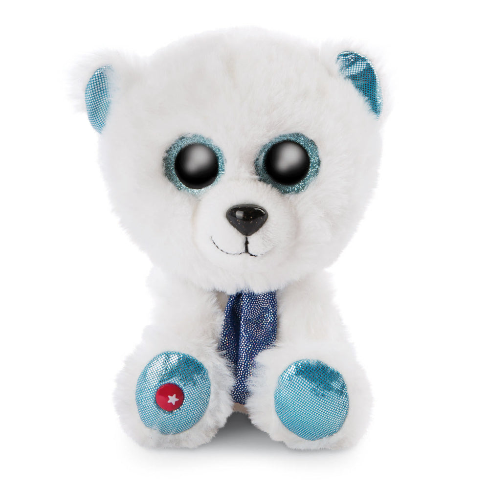 Nici Glubschis Pluchen Knuffel Winter Ijsbier Benjie, 15cm