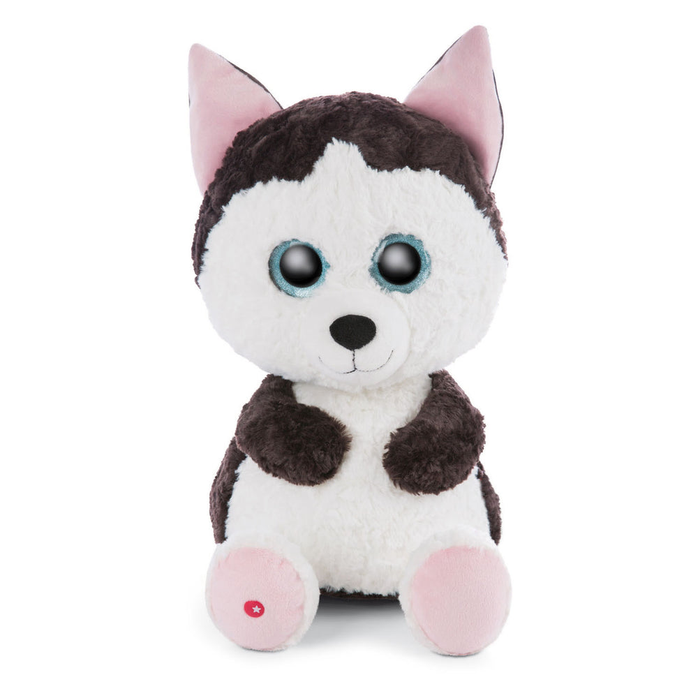 Nici glubschis pluchen knuffel husky barkley, 45cm