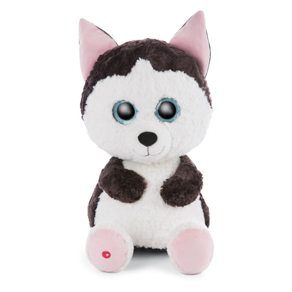 Nici glubschis pluchen knuffel husky barkley, 45cm