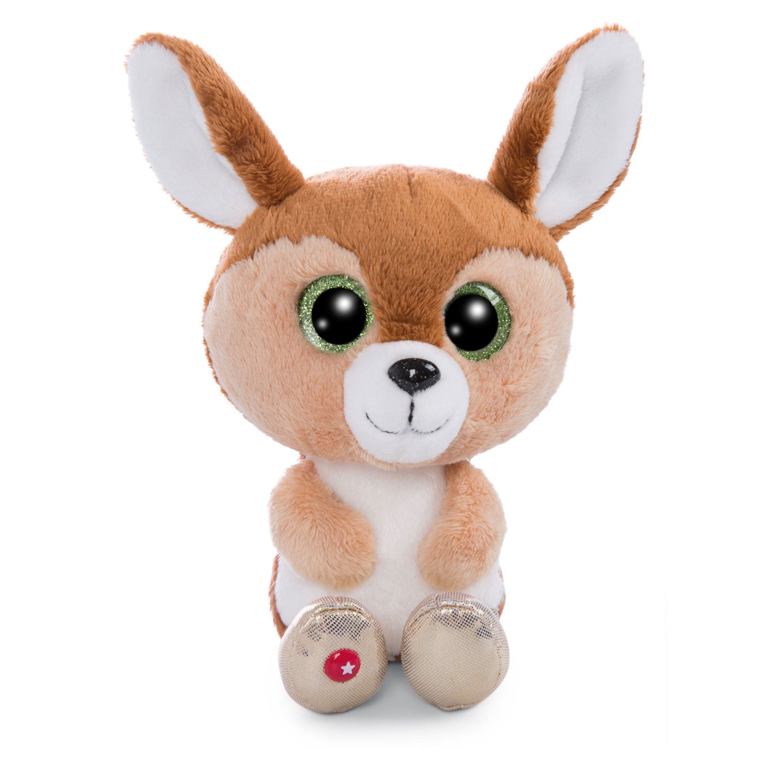 Nici glubschis pluchen knuffel reekalf feena, 15cm