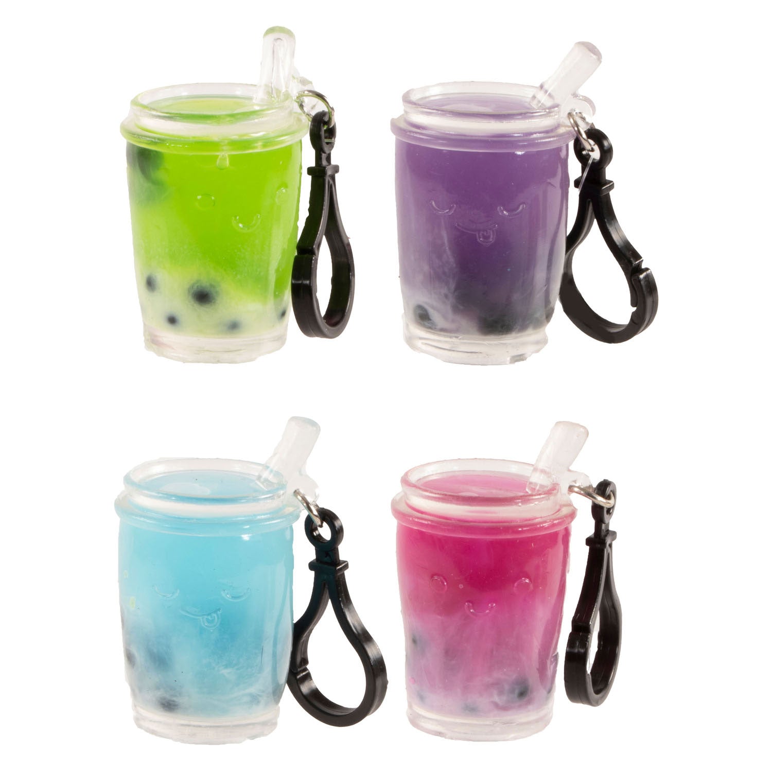 Knijp sleutelhanger bubble tea