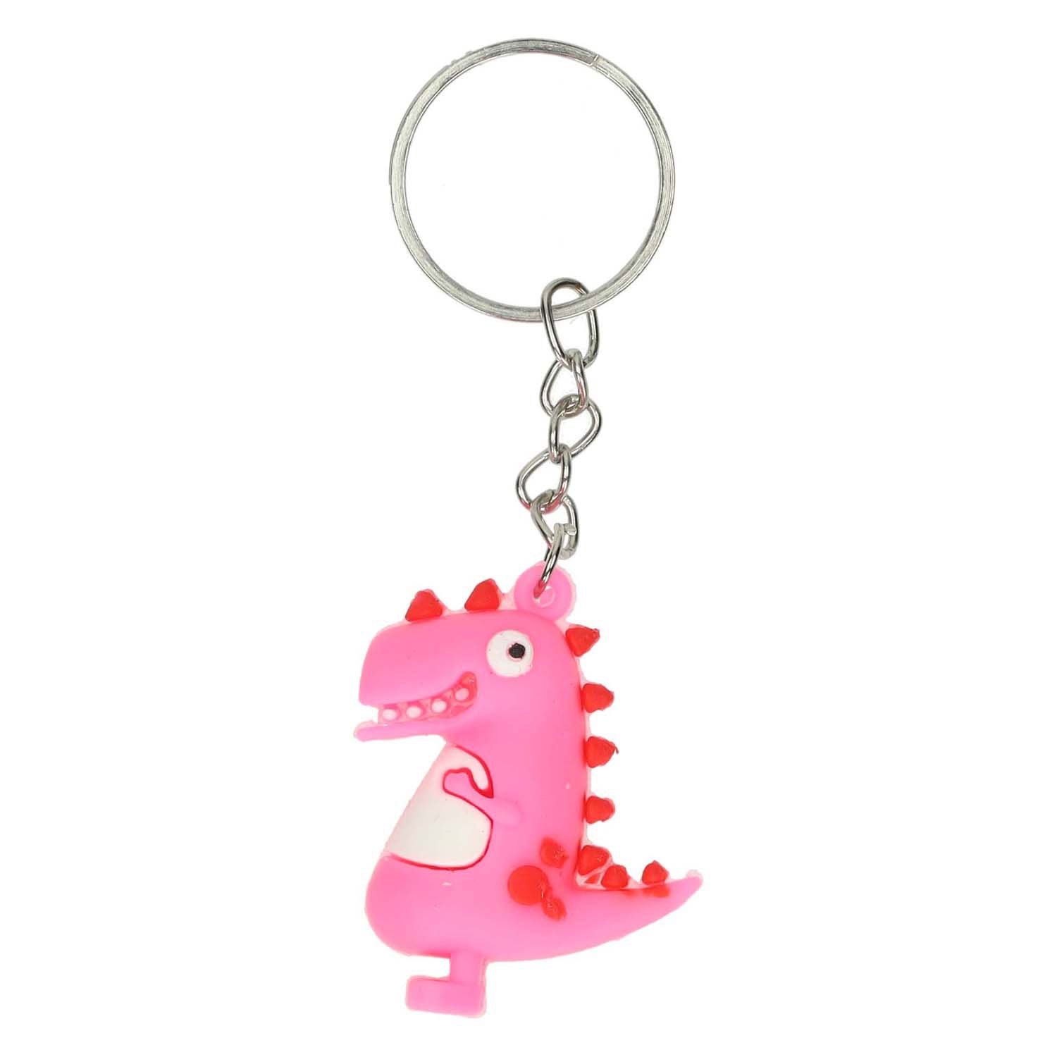 Sleutelhanger dino kleur