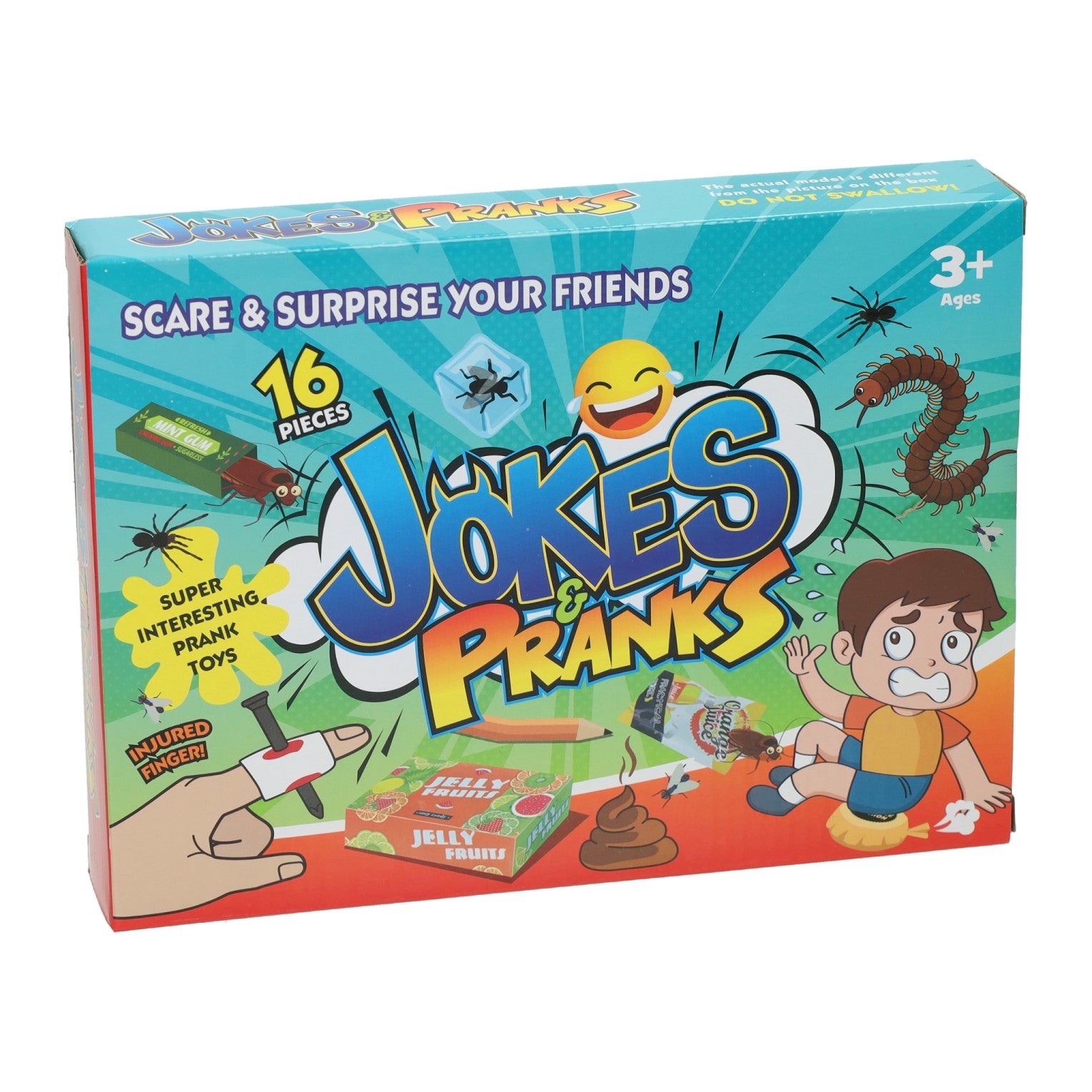 Jono toys grappenbox verras je vrienden - 16dlg.