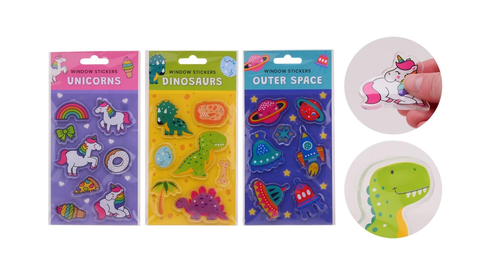 Johntoy john toy raamstickers herbruikbaar