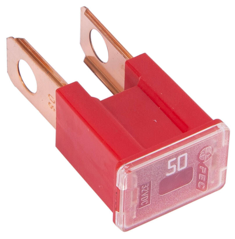 Dresselhaus pal-zekering mannelijk (bt) block fuse type 50a male red