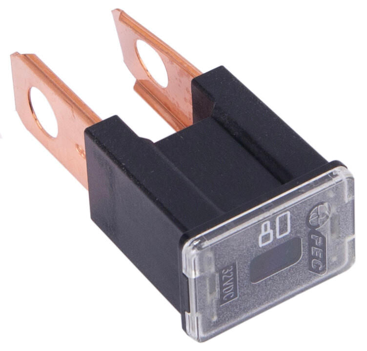 Dresselhaus pal-zekering mannelijk (bt) block fuse type 80a male black