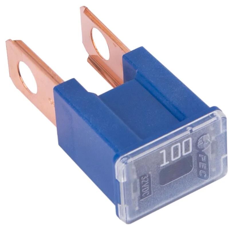Dresselhaus pal-sicherung male (bt) block fuse typbt 100a male blue