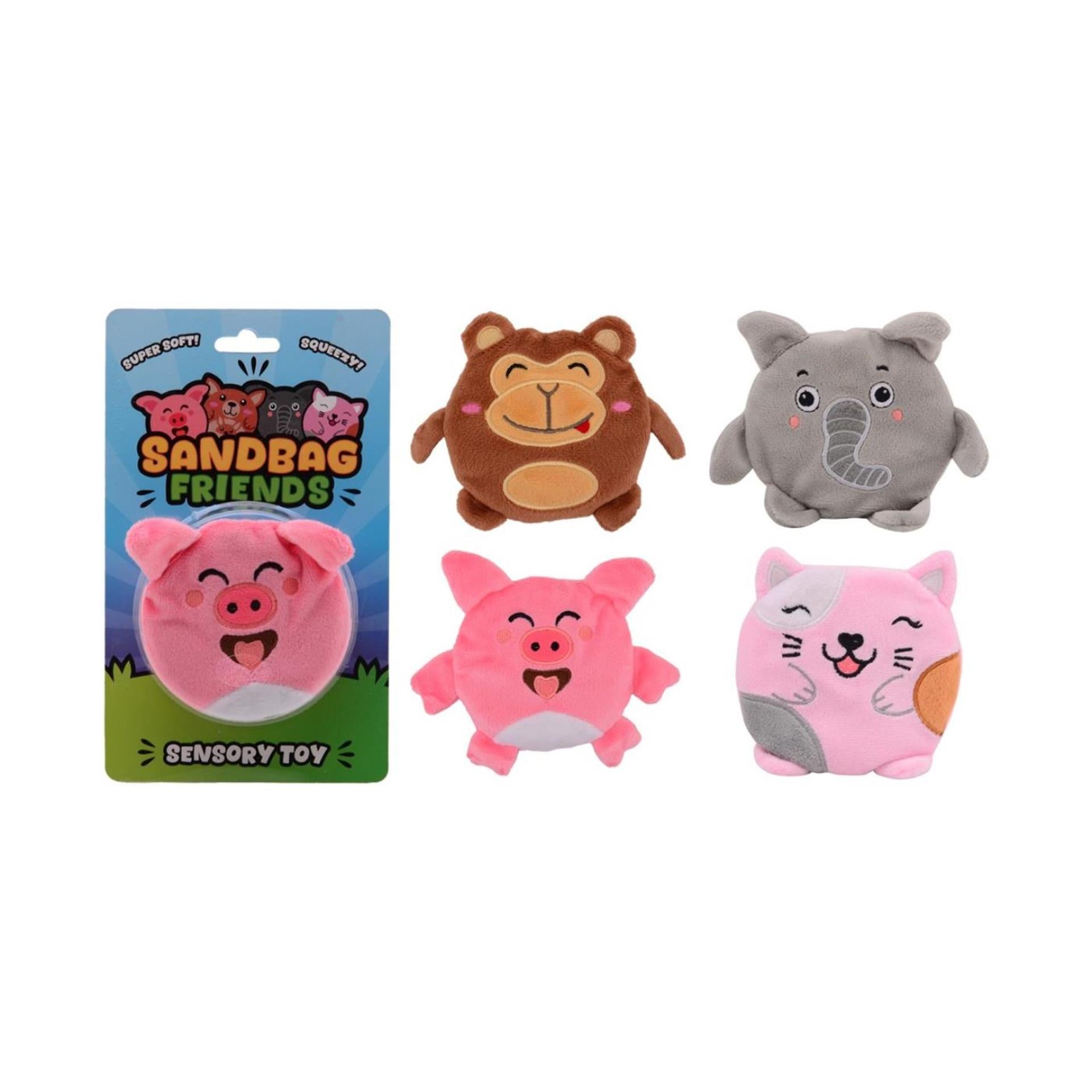 Johntoy schattige dierenzandzak