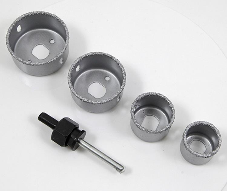 Mack 1004618 - gatzaagset 5 delig voor steen en tegels | 3 stuks