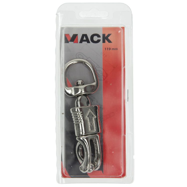Mack 1006857 - 1 paniekhaak met draaioogverzinkt 100mm bl | 5 stuks