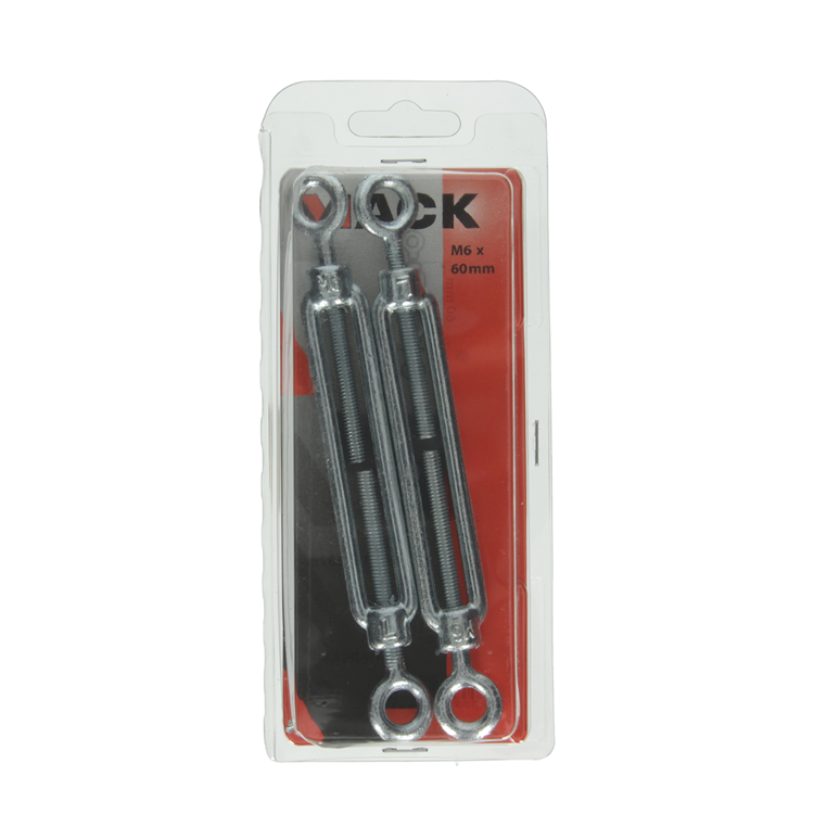 Mack 1006878 - 2spanners 2 ogen verzinkt m6x60mm bl | 5 stuks