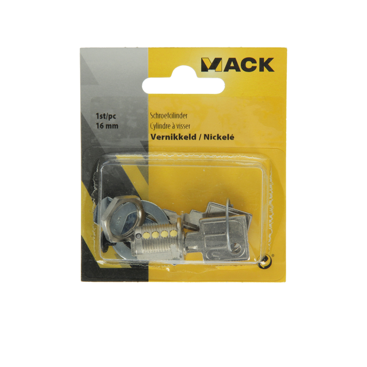 Mack 1015829 - brievenkastslot 16 mm | 5 stuks