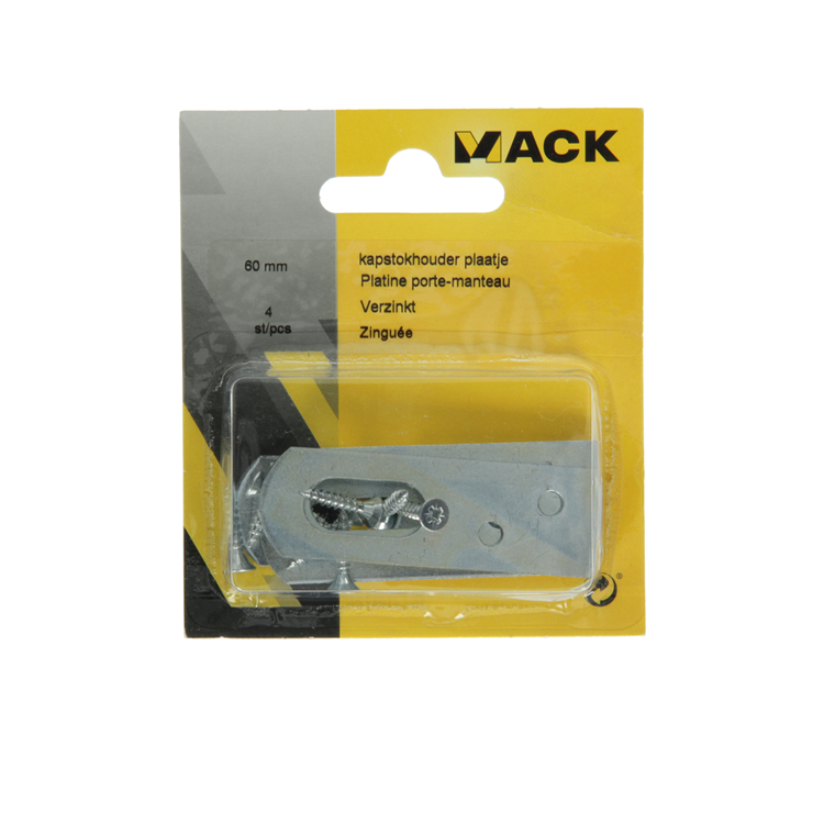 Mack 1013284 - 4 rekogen verzinkt 60 mm | 5 stuks